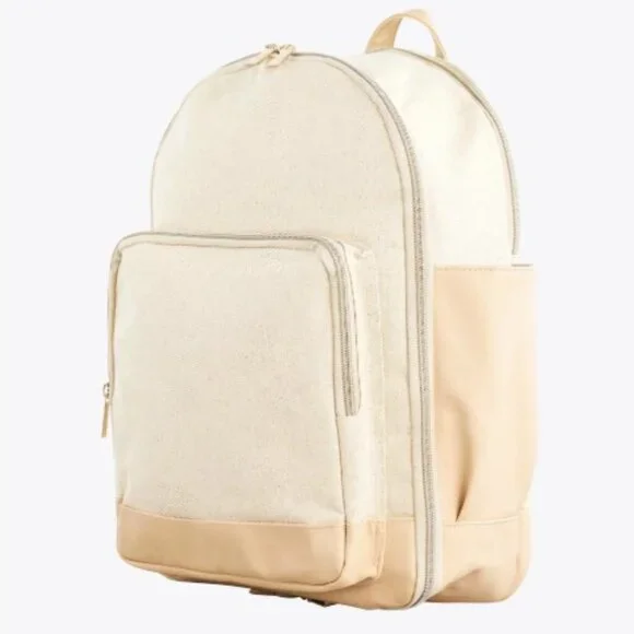 BEIS Travel Backpack in beige - Picture 1 of 12